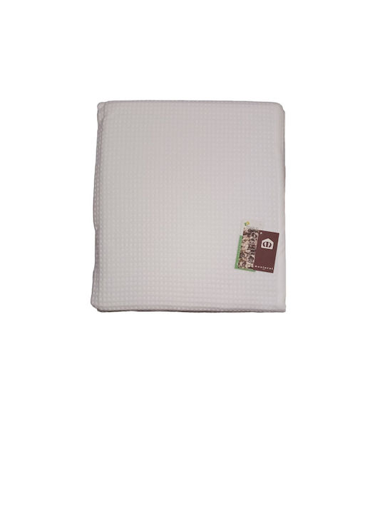Manterol Casa Malta Pique Single Blanket 160x240cm Blue Roi