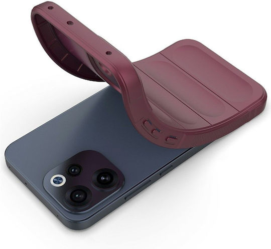 Techsuit Magic Shield Oppo Reno15 F Reno15 Fs 5G Burgundische Handyhülle