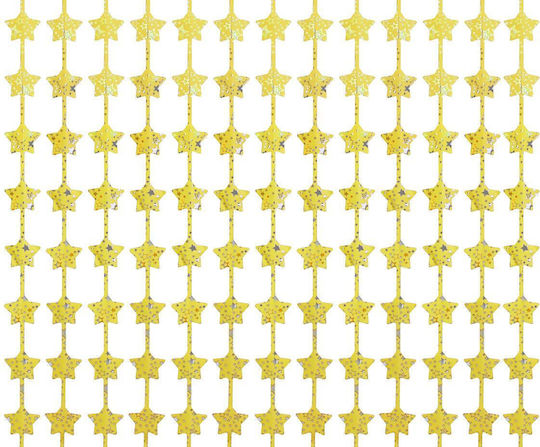 Golden Star Curtain Background Photo Wall 2x1m