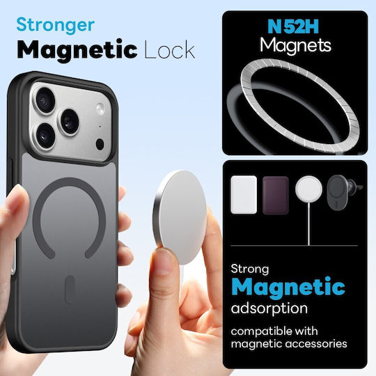 Northjo Protection Set 5 in 1 360 Full Cover Plastic Black (iPhone 17 Pro Max)