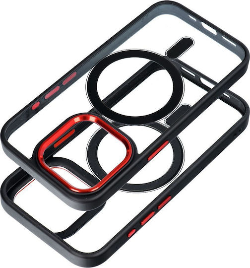 Black Red Back Cover Plastic / Silicone Black (Galaxy S26)