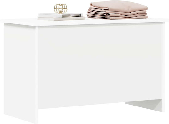 vidaXL Decorative Wooden Trunk White 80x40x50cm