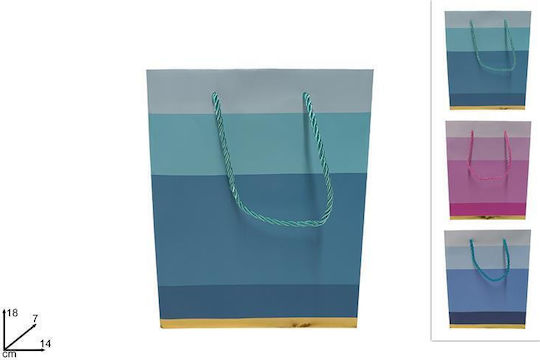 Due esse Blue Gift Bag 18x14x7cm