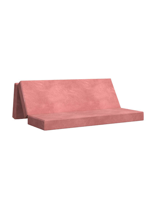 Fotoliu Puf Polimorfic Canapea Roz 200x67x45cm