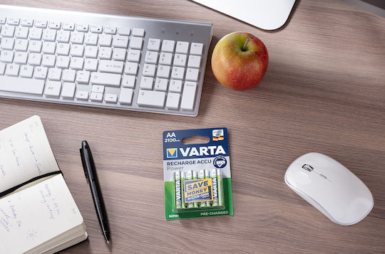 Varta Power C 3000mAh NiMH Baterie Reîncărcabilă Cilindrică 2 Bucăți