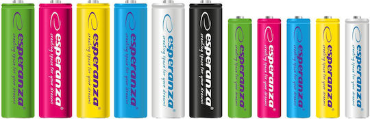 Aaa Batteries Esperanza 1000mah 2pcs Blue