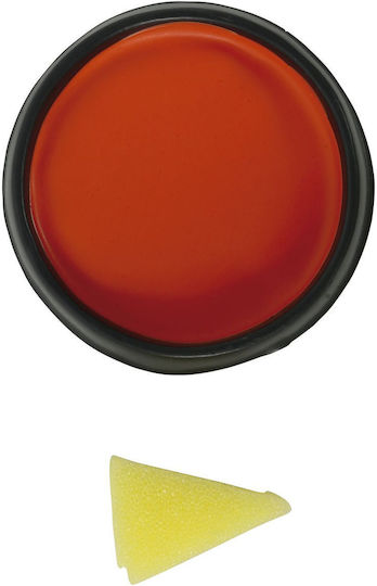 Orange Gesichtsbemalung Make-up Farbe