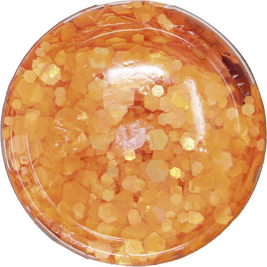 Orange Glitter Gel Body Makeup 20g