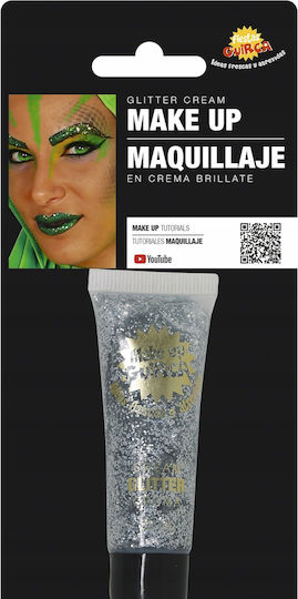 Silver Glitter Face Paint Halloween Makeup Makeup