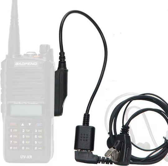 Adapter Kabel Für Baofeng Funkgeräte Wasserdichtes Schwarzes