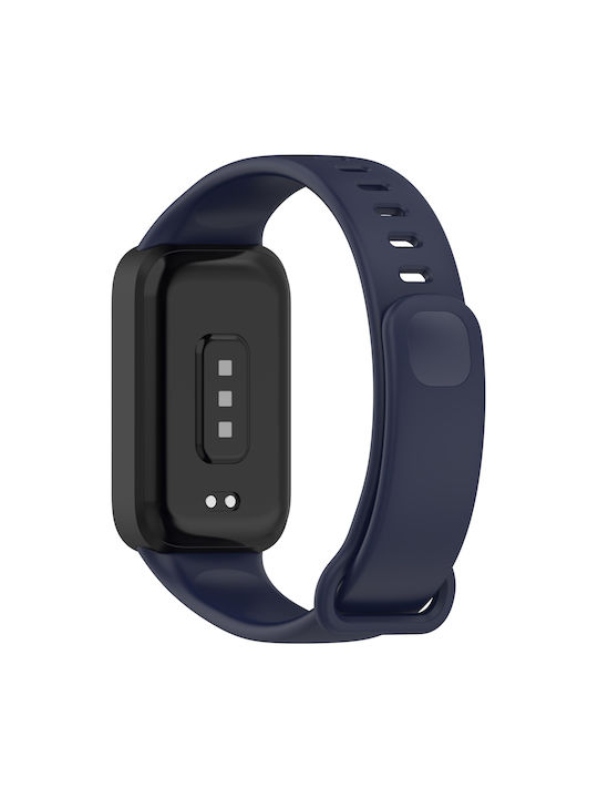 Λουράκι Redmi Band 3 Xiaomi Smart Band 9 Active Σιλικόνης Black Blue Λουράκι Redmi Band 3 Xiaomi Smart Band 9 Active Σιλικόνης Black Blue