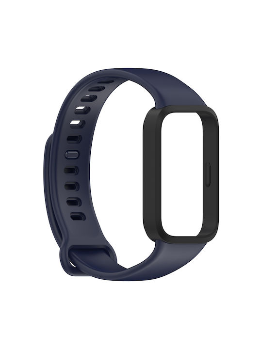 Λουράκι Redmi Band 3 Xiaomi Smart Band 9 Active Σιλικόνης Black Blue