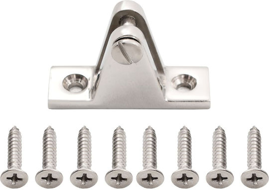 vidaXL Boot-Deck-Zubehör Biminis Scharniere 4 Stück Edelstahl Silber