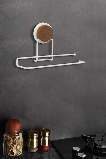 SteweHome Metallic White Paper Holder