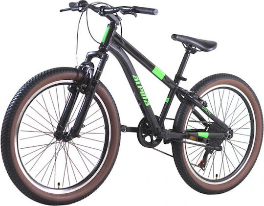 Alpina Mountain Bike Copii 24" Negru