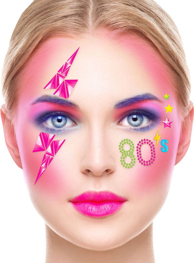 Crystal Stickers Face Decoration Disco 80s