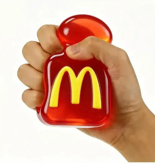 Schylling Ice Cube McDonald’s Squishy Red