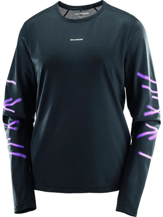 Tricou Sport de Damă Uscare Rapidă Deep Black