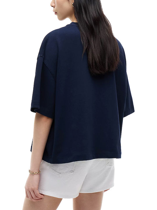 Tommy Hilfiger T-Shirt Εκρου- Μπλε