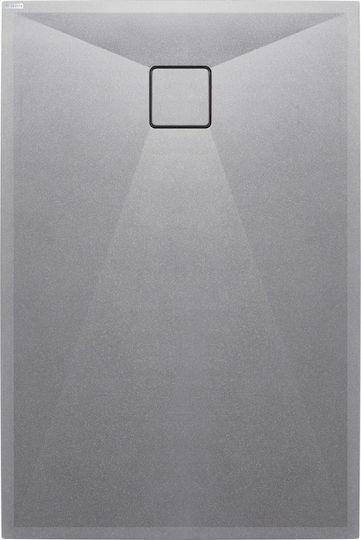Deante Deante Ορθogonal Granit Duschen 90x70cm Grau
