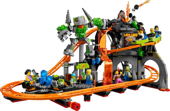 LEGO Lego-Stadt Lava Land Achterbahn Park Für 8+ Jahre 1165Stücke