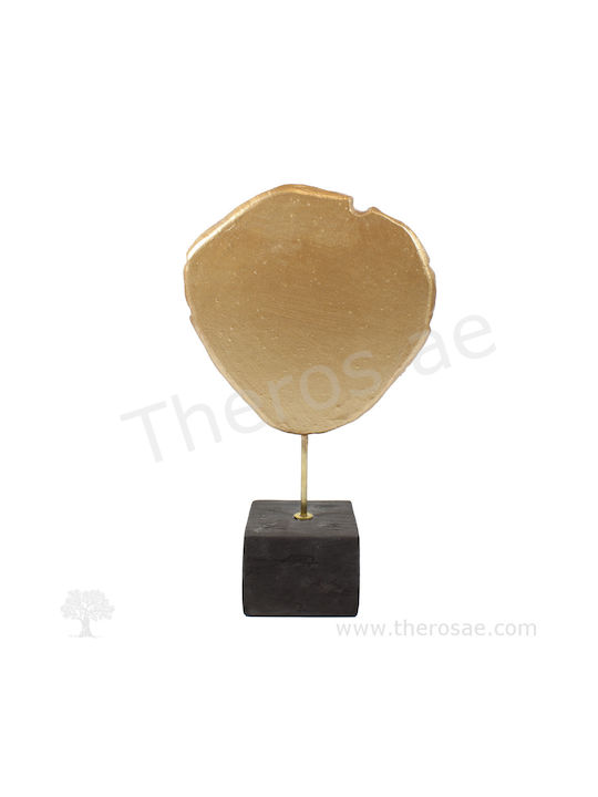 Agamemnon Mask Ceramic 25.2cm Gold