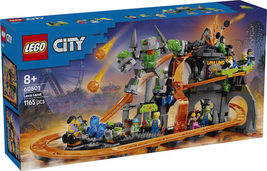 LEGO Lego-Stadt Lava Land Achterbahn Park Für 8+ Jahre 1165Stücke