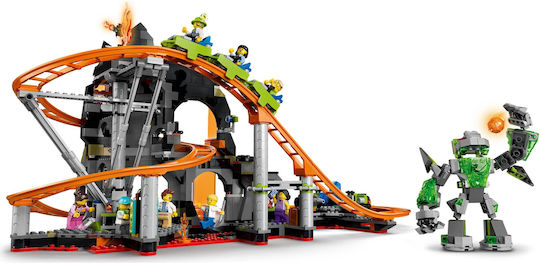 LEGO Lego-Stadt Lava Land Achterbahn Park Für 8+ Jahre 1165Stücke