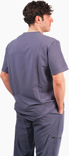 Dr. Scrub Ανδρική Ιατρική Μπλούζα Navy Μπλε