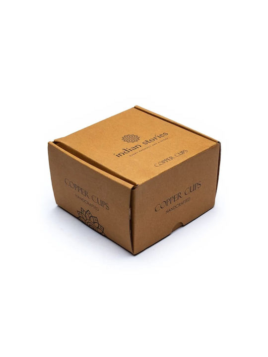 Kupfer Wasserbrille Lotus Design Handgefertigte Reine Kupferbrille 350ml