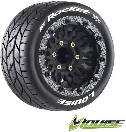 Louise Rc St-rocket Mft Anvelope Moi 2.8" Roți Beadlock Negre 1/10 Camion Stadion 56866