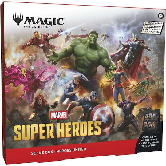 Wizards of the Coast Marvel Super Heroes Magic: The Gathering Booster Box Scene Box - Heroes United (EN)