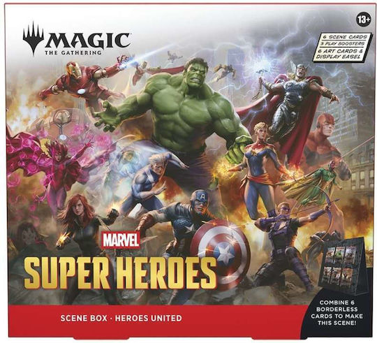 Wizards of the Coast Marvel Super Heroes Magic: The Gathering Booster Box Scene Box - Heroes United (EN)