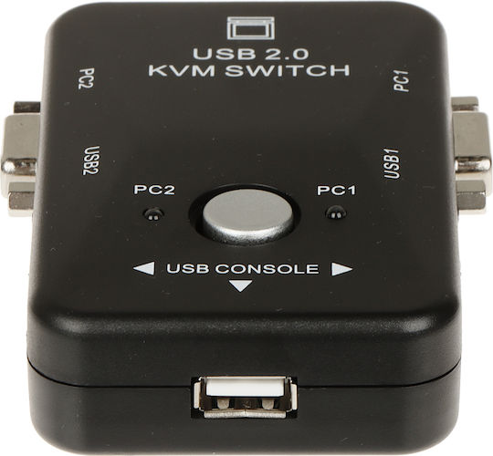 Switch Pavonik Switch Kvm Vga 2x1 Switch 3xusb Hub Box
