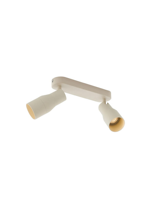 Doppel-Spot in Beige Farbe