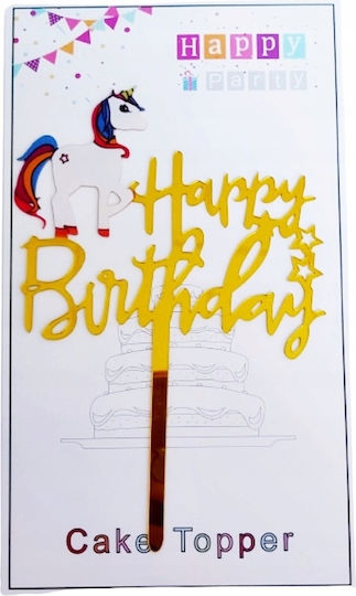 Topper Tort Decorațiune Unicorn La Mulți Ani