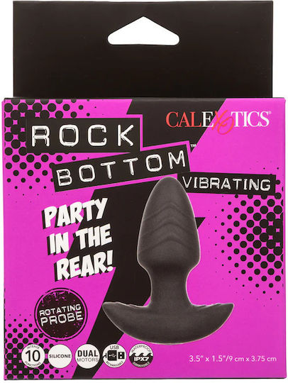 Calexotics Πρωκτική Σφήνα με Δόνηση Μαύρη