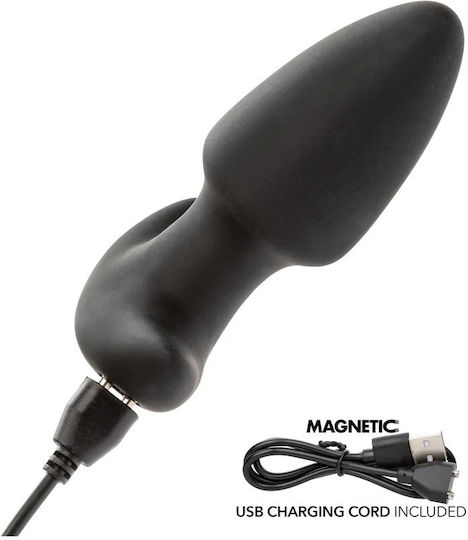 Calexotics Thrusting Πρωκτική Σφήνα με Δόνηση Μαύρη