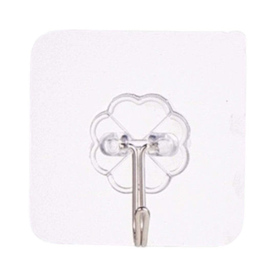 K-11275 Hangers with Sticker Transparent 6 Pieces