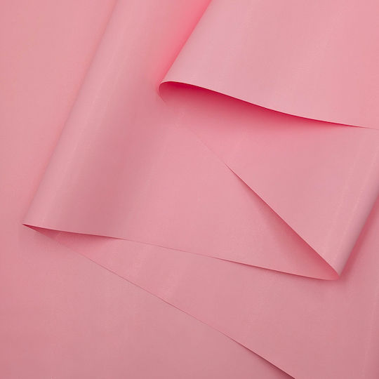 Scented Floral Foil Satin Aroma Light Pink Roll 50cm X 9m