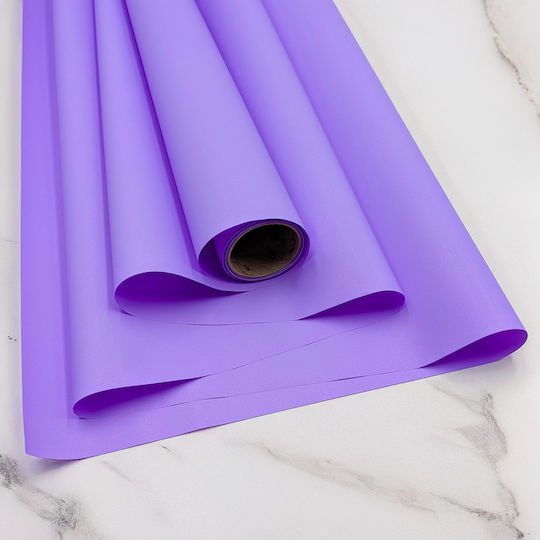 Duftende Blumenfolie Satin Aroma Lavendel Rolle 50cm x 9m