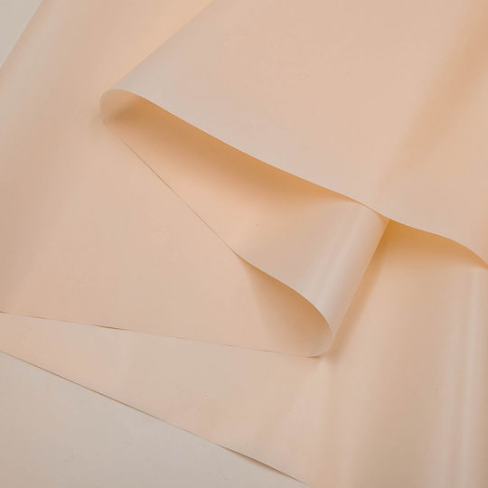 Floral Matte Foil "matte 90's" Peach Roll 58cm X 20m