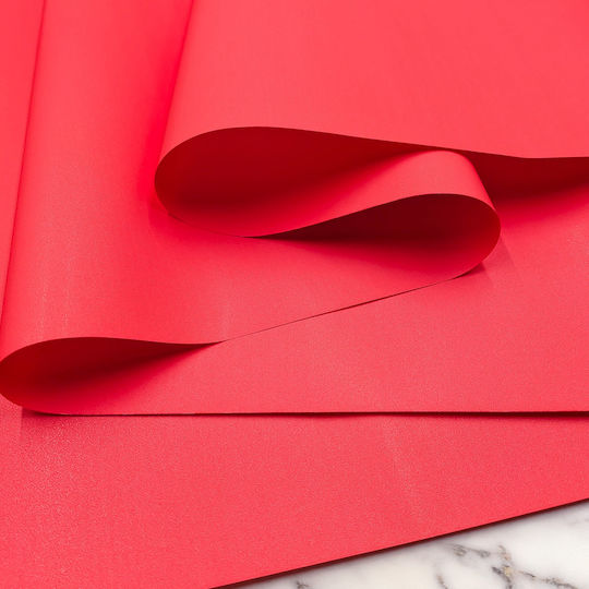 Scented Floral Foil Satin Aroma Salmon Roll 50cm X 9m