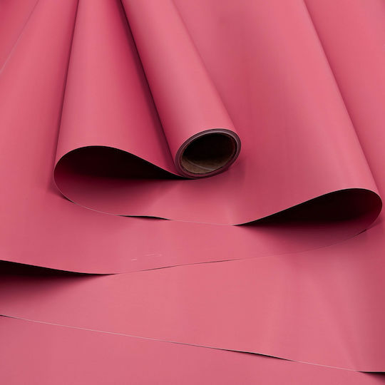 Floral Foil Elegant Rust Roll 58cm X 10m