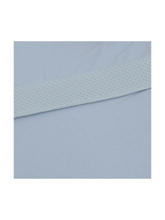 Baby Oliver Set Baby Sheets Cradle Cotton Des. 451 Light Blue 75x110cm