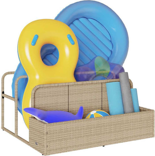 vidaXL Pool Accessories 110x100x57 cm Beige