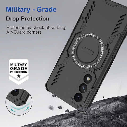Techsuit Back Cover Plastic Black (Honor 600 Pro)