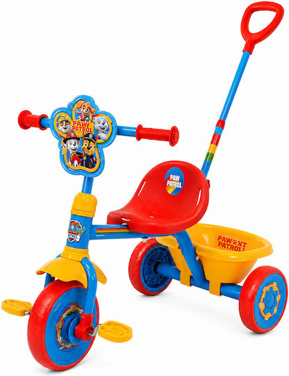 Paw Patrol My First Trike με Χειρολαβή Γονέα για 2+ Ετών Πολύχρωμο
