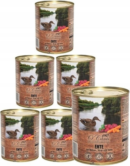 O'Canis Nasses Hundefutter mit Ente, Karotte und Fleisch 6x800gr