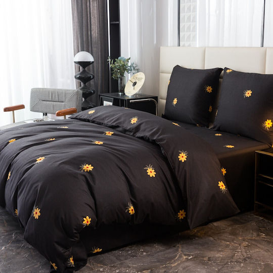 Cotton Market Подредба Едно 140x200см Цветя